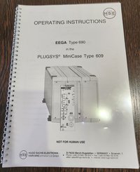Электроэнцефалографический измеритель-усилитель EEGA Type 690 (in the PLUGSYS MiniCase Type 609)