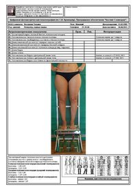 Ортезный блок ортопедического КАП "ПлантоВизор Кузнецова С.В. 2023".входит комплектацию модели на 37 показатедлей