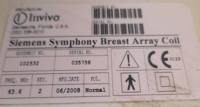 Катушка Breast Array Coil   Symphony 102532