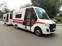 Автопоезд на базе каркасного автобуса ГАЗель-NEXT Citiline и прицепа "Форвард"