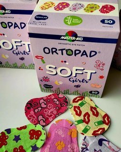 Ortopad SOFT для Девочек Junior Окклюдер "Глазной детский пластырь"