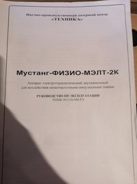 Физиотерапевтический аппарат Мустанг физио мэлт 2К