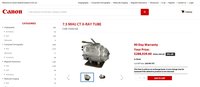 КТ Трубка CXB-750D/4A труба  MCS-7078D томографа  КТ Toshiba Canon  Aquillion