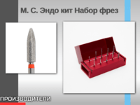 Набор фрез «Эндо кит» от М. С. Эндо