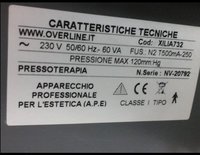 Xilia Press 732 Италия. Прессотерапия С комбинезоном 