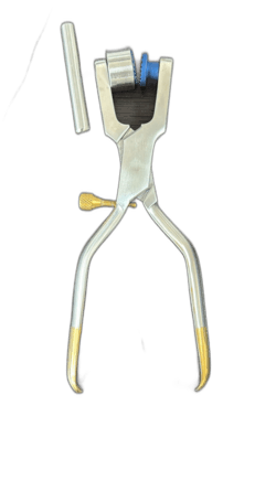 Костные щипцы (или элеватор-щипцы) с фиксатором и вращающимся механизмом