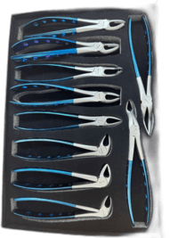 Набор стоматологических щипцов для экстракции зубов и корней зубов