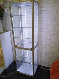 Продам стеклянную витрину и рекламную стойку