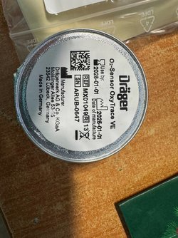 Датчик кислорода Dräger MX01049