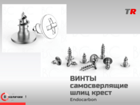 Винты самосверлящие шлиц крест для фиксации пластин, костных блоков (Endocarbon) BonesControl в Наличии