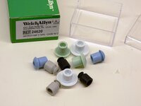Набор ушных наконечников (насадок) Welch Allyn Ref 24620 для портативного тимпанометра MicroTymp3