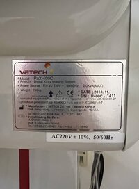 Ортопантомограф VATECH PAX 400 на запчасти