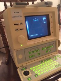 УЗИ сканеры портативные переносные ALOKA SSD 500, FFSonic UF-4500N Fukuda Denshi,  HITACHI EUB-405 (Япония)