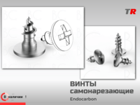 Самонарезающие винты для костной пластики: надёжная фиксация в сложных клинических условиях EndoCarbon  в наличии