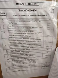 Партия премиум-установок KaVo Estetica E70 T (21 шт.)