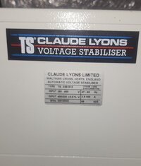Стабилизатор  3х фазный для томографа  TS CLAUDE LYONS VOLTAGE STABILISER. TYPE: TS-555 S10