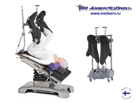 ОПОРЫ ДЛЯ НОГ С ПНЕВМОПРИВОДОМ ДЛЯ УРОЛОГИИ, ГИНЕКОЛОГИИ, ПРОКТОЛОГИИ ТИПА «СТРЕМЯ» / «САПОЖКИ» / «БАШМАКИ» ДЛЯ ОПЕРАЦИОННОГО СТОЛА