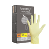 Перчатки латексные BENOVY смотровые хлорированые неопудренные (50 пар/уп)