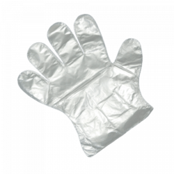 Перчатки одноразовые, полиэтиленовые 100 шт в пачке