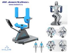 Тренажер реабилитационный HUR 9330, Финляндия, «повороты корпуса с упрощением доступа для маломобильных пользователей» для механотерапии мышц вращения туловища (мышц плеч, спины и брюшного пресса)