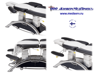 Стол массажный терапевтический экспертного класса Capre FX5 (125 E) с электроприводом, Lojer, Финляндия