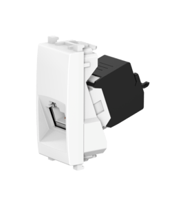 Розетка CADUCEUS ALING EXPERIENCE компьютерная, с модулем Keystone RJ45 8P8C cat.5e, UTP, модульная, для скрытой проводки, механизм