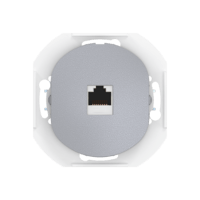 Розетка скрытой установки компьютерная CADUCEUS ALING EON с модулем Keystone RJ45 8P8C, cat.6, FTP, механизм