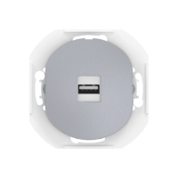 Розетка скрытой установки CADUCEUS ALING EON с модулем Keystone USB 2.0 тип A-A, механизм