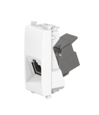 Розетка CADUCEUS ALING EXPERIENCE телефонная, с модулем Keystone RJ12 6P6C cat.3, модульная, для скрытой проводки, механизм