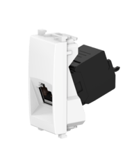 Розетка CADUCEUS ALING EXPERIENCE компьютерная, с модулем Keystone RJ45 8P8C cat.6, UTP, модульная, для скрытой проводки, механизм