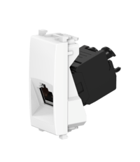 Розетка CADUCEUS ALING EXPERIENCE компьютерная, с модулем Keystone RJ45 8P8C cat.6, FTP, модульная, для скрытой проводки, механизм