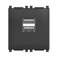 Розетка USB 2.0 тип А CADUCEUS ALING EXPERIENCE для скрытой проводки, для зарядки 2-х устройств