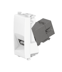 Розетка с модулем Keystone USB 2.0 тип A-A CADUCEUS ALING EXPERIENCE для скрытой проводки
