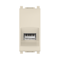 Розетка с модулем Keystone USB 2.0 тип A-A CADUCEUS ALING EXPERIENCE для скрытой проводки