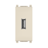 Розетка USB 2.0 тип А CADUCEUS ALING EXPERIENCE для скрытой проводки, для зарядки 1-го устройства