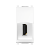 Встраиваемая HDMI розетка CADUCEUS ALING EXPERIENCE, тип А-A, с антибактериальной защитой