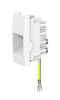 Встраиваемая модульная телефонная розетка CADUCEUS ALING MODE RJ12 6P2C, механизм
