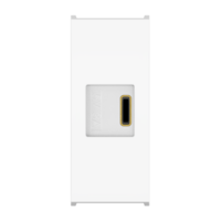 Механизм встраиваемой розетки USB тип C CADUCEUS ALING MODE для зарядки 1-го устройства