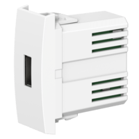 Встраиваемая розетка USB 2.0 тип А CADUCEUS ALING MODE для зарядки 1-го устройства, механизм