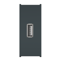 Встраиваемая розетка USB 2.0 тип А CADUCEUS ALING MODE для зарядки 1-го устройства, механизм