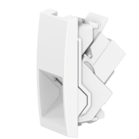Розетка CADUCEUS ALING MODE телефонная, с модулем Keystone RJ12 6P6C cat.3, модульная, для скрытой проводки, механизм