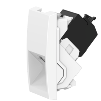 Розетка CADUCEUS ALING MODE компьютерная, с модулем Keystone RJ45 8P8C cat.5e, FTP, модульная, для скрытой проводки, механизм