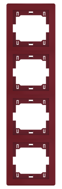 Рамка CADUCEUS ALING PRESTIGE декоративная, четырёхместная, вертикальная