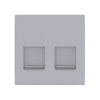 Адаптер CADUCEUS ALING HIDE, двойной для Keystone RJ12/RJ45/USB A-A/HDMI A-A, со шторками