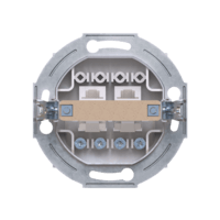 Розетка скрытой установки CADUCEUS ALING PRESTIGE 2хRJ12 6P2C двойная, телефонная, механизм