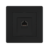 Розетка скрытой установки CADUCEUS ALING PRESTIGE компьютерная с модулем Keystone RJ45 8P8C cat.6, FTP