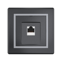Розетка скрытой установки CADUCEUS ALING PRESTIGE компьютерная с модулем Keystone RJ45 8P8C, cat.6A, UTP