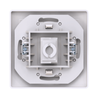 Розетка скрытой установки CADUCEUS ALING PRESTIGE компьютерная с модулем Keystone RJ45 8P8C, cat.6A, UTP
