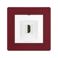 Розетка скрытой установки CADUCEUS ALING PRESTIGE с модулем Keystone HDMI тип A-A