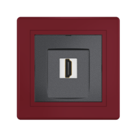 Розетка скрытой установки CADUCEUS ALING PRESTIGE с модулем Keystone HDMI тип A-A